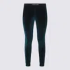 Tom Ford Dark Green Viscose Pants In Dark Emerald