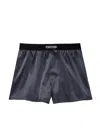 Tom Ford Silk Boxers With Tailored Fit In Black