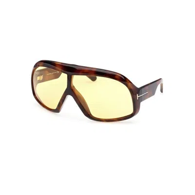 Tom Ford Dark Havana Sunglasses For Men In Brown