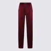 Tom Ford Dark Red Silk Pants
