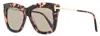 Tom Ford Dasha Tortoiseshell Sunglasses In Brown