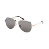 Tom Ford Dashel 62mm Oversize Pilot Sunglasses In Gold / Rose / Rose Gold