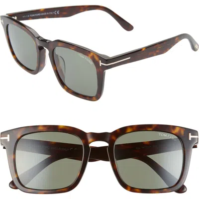 Tom Ford Dax 50mm Square Sunglasses In Multi