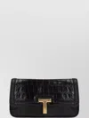 Tom Ford Day Bag Crocodile Shoulder Crossbody In Black