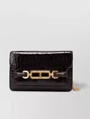 Tom Ford Small Whitney Crocodile-embossed Shoulder Bag In Brown