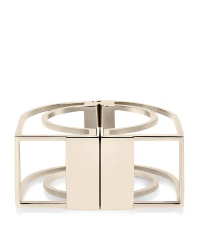 Tom Ford Deco Cuff Bracelet In Neutral