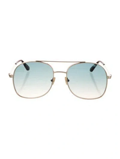 Pre-owned Tom Ford Delilah Aviator Sunglasses In Multi