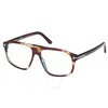 Tom Ford Demo Navigator Men's Eyeglasses Ft5901-b 050 55