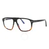Tom Ford Demo Navigator Men's Eyeglasses Ft5901-b-n 056 55