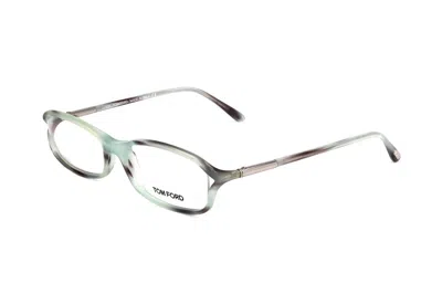 Tom Ford Demo Rectangular Ladies Eyeglasses Ft5019 R69 52 In Pattern