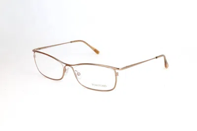 Tom Ford Demo Rectangular Ladies Eyeglasses Ft5215 034 54 In Neutral
