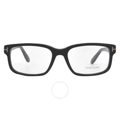 Tom Ford Demo Rectangular Men's Eyeglasses Ft5313 002 55 In Black