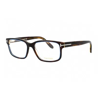 Tom Ford Demo Rectangular Men's Eyeglasses Ft5313 055 55 In Brown