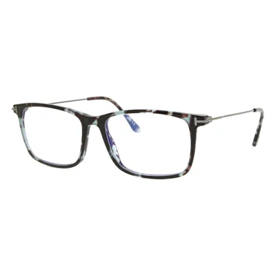 Tom Ford Demo Rectangular Men's Eyeglasses Ft5758-b 055 54 In Multi
