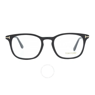 Tom Ford Demo Square Men's Eyeglasses Ft5505 001 50 In Black