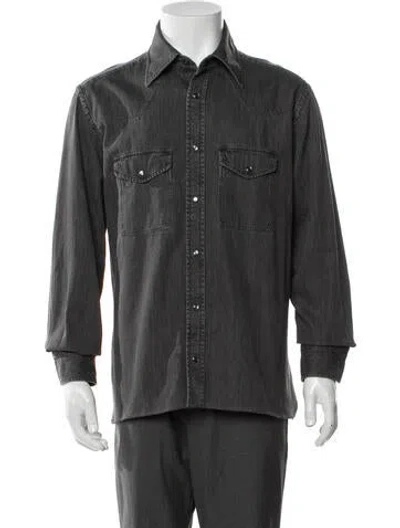 Pre-owned Tom Ford Denim Jacket In Black