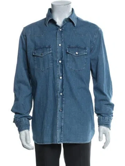 Pre-owned Tom Ford Denim Jacket In Blue