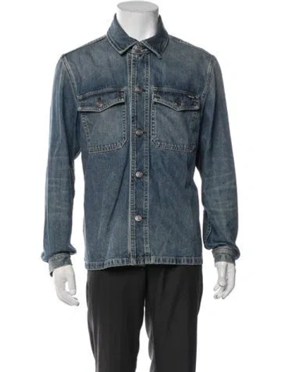 Pre-owned Tom Ford Denim Jacket In Blue