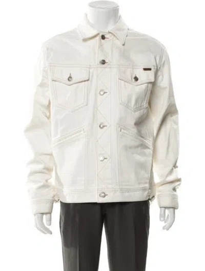 Pre-owned Tom Ford Denim Jacket In Neutral