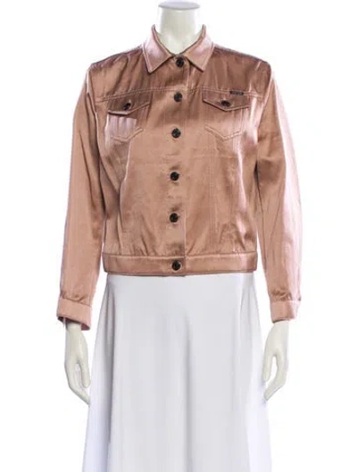 Pre-owned Tom Ford Denim Jacket In Pink