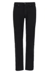 Tom Ford Japanese Cotton Black Denim Jeans In Black