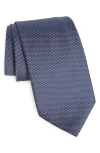 Tom Ford Diagonal Weave Mulberry Silk Tie In Avian Blue
