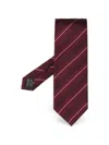 Tom Ford Diagonal-stripe Silk Tie In Red