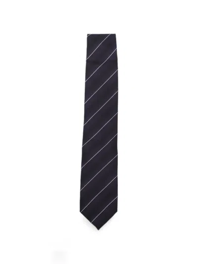 Tom Ford Diagonal-stripe Silk Tie In Multi