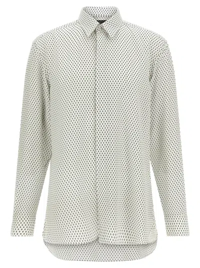 Tom Ford Diamond-print Silk Crepe Shirt