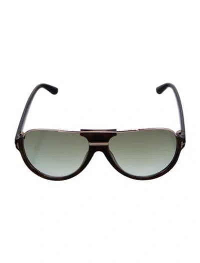Pre-owned Tom Ford Dimitry Oversize Sunglasses In Gold