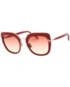 Tom Ford Dnu  Women's 55mm Sunglasses In Brown