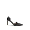 Tom Ford Black Leather High Heel Pumps In Black