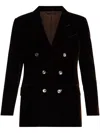 Tom Ford Dyllan Velvet Tuxedo Jacket In 黑色
