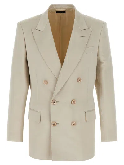 Tom Ford Double-breasted Blazer In Multi