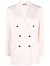 Tom Ford Double-breasted Blazer In Rosa