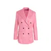 Tom Ford Double-breasted Tailored Blazer In Pink