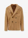 Tom Ford Camel Cashmere Blend Blazer In Multi