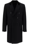 Tom Ford Double-breasted Checked Coat Men In Black