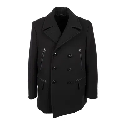 Tom Ford Double-breasted Coat - '10s In Black