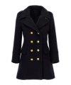 Tom Ford Wool Peacoat In Black
