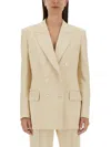 Tom Ford Structured Double-breasted Jacket With Mother Of Pearl Buttons