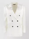 Tom Ford Fluid Double-breasted Satin Blazer