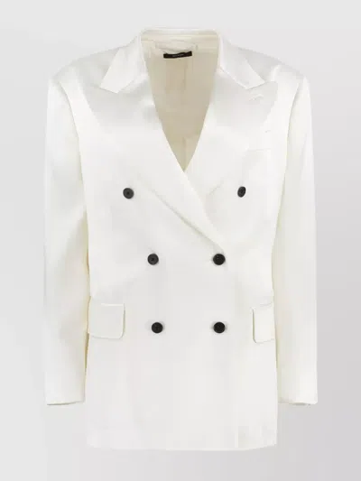 TOM FORD DOUBLE-BREASTED JACKET BACK VENT