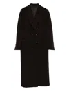 Tom Ford Double-breasted Silk Coat In Brown