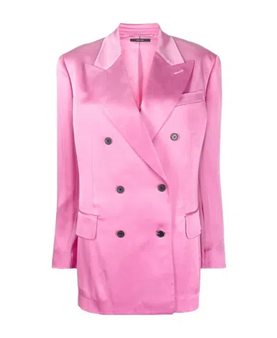 TOM FORD TOM FORD DOUBLE-BREASTED TAILORED BLAZER