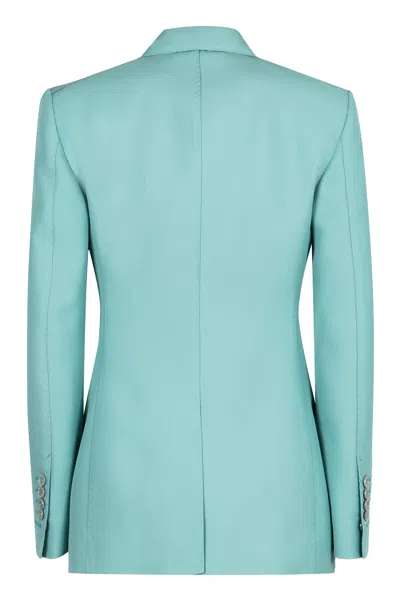 Tom Ford Women's Wallis Double-breasted Hopsack In Blue