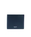 Tom Ford Double-fold Wallet In Blue
