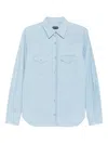 Tom Ford Denim Chambre Western Shirt In Blue