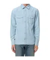 Tom Ford Denim Chambre Western Shirt In Blue