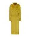 Tom Ford Double-sided Elastic Dress In Yellow